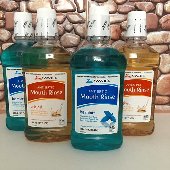 Lot of 4 Swan Antiseptic Mouth Rinse - Picture 1 of 11